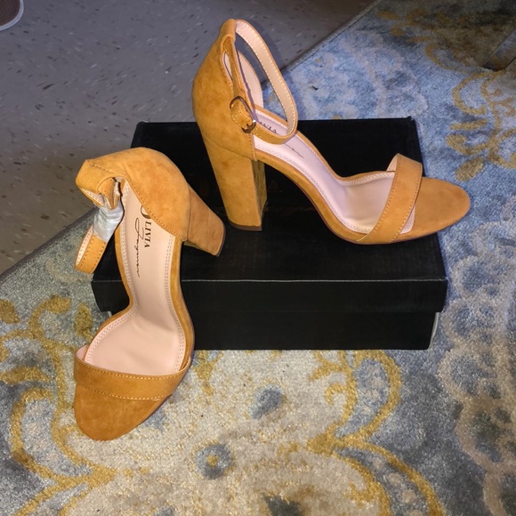 Fashion Nova Shoes - Fashion Nova Mustard Heels
